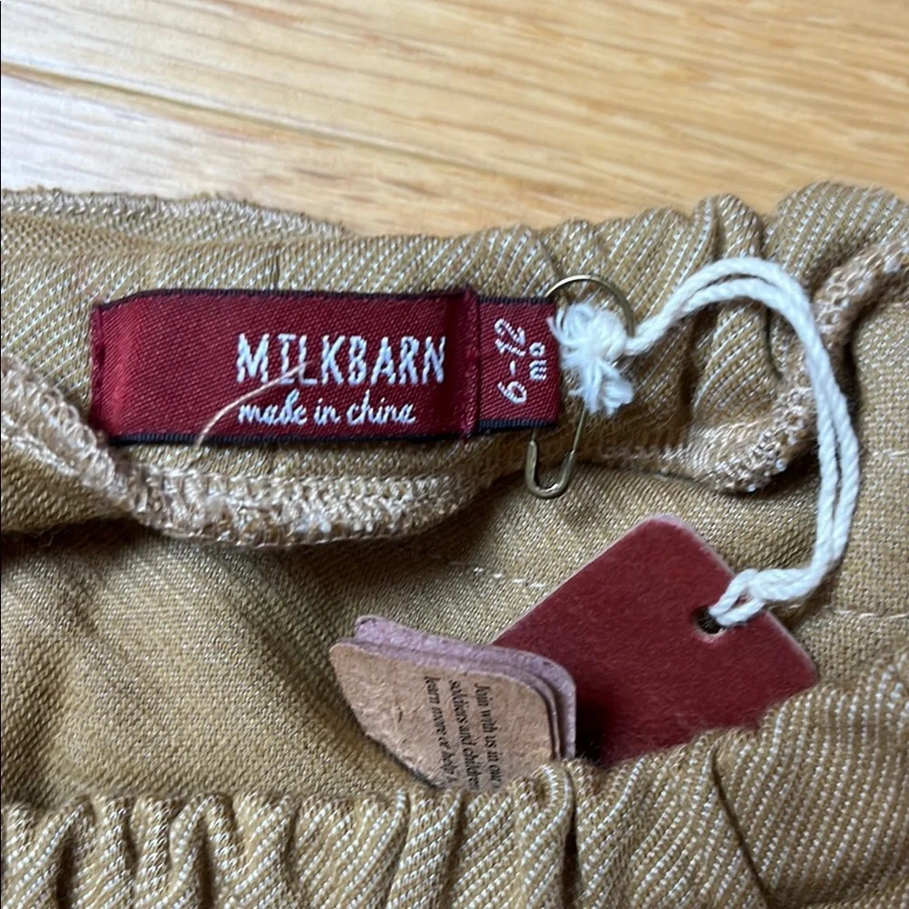 Milkbarn Brown Ruffled Diaper Cover Bloomers